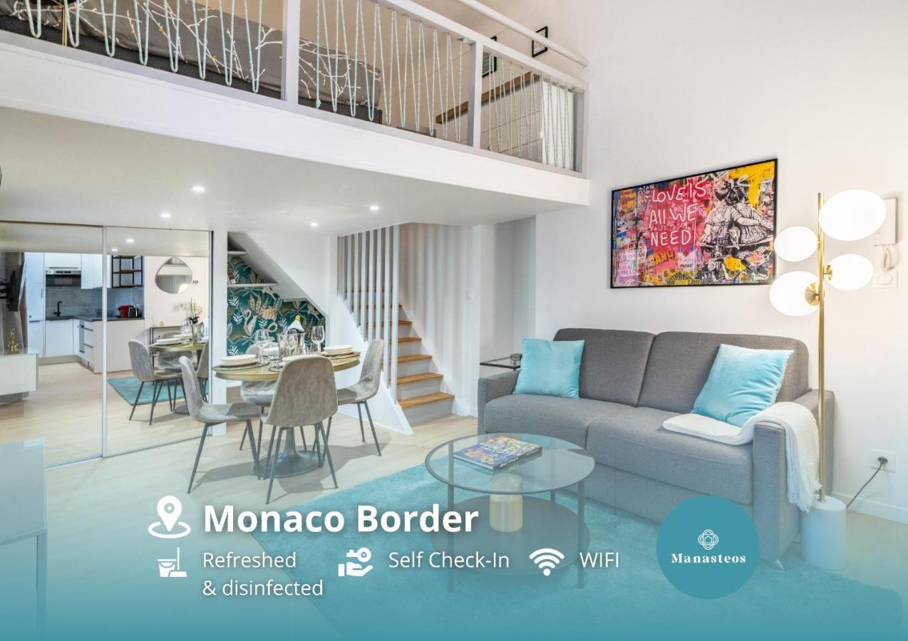 Frontiere Monaco - Appartement Belle Epoque - Al Beausoleil Ngoại thất bức ảnh